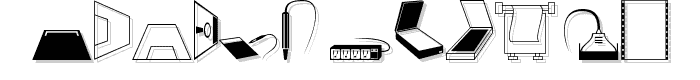 Computer Dingbats font